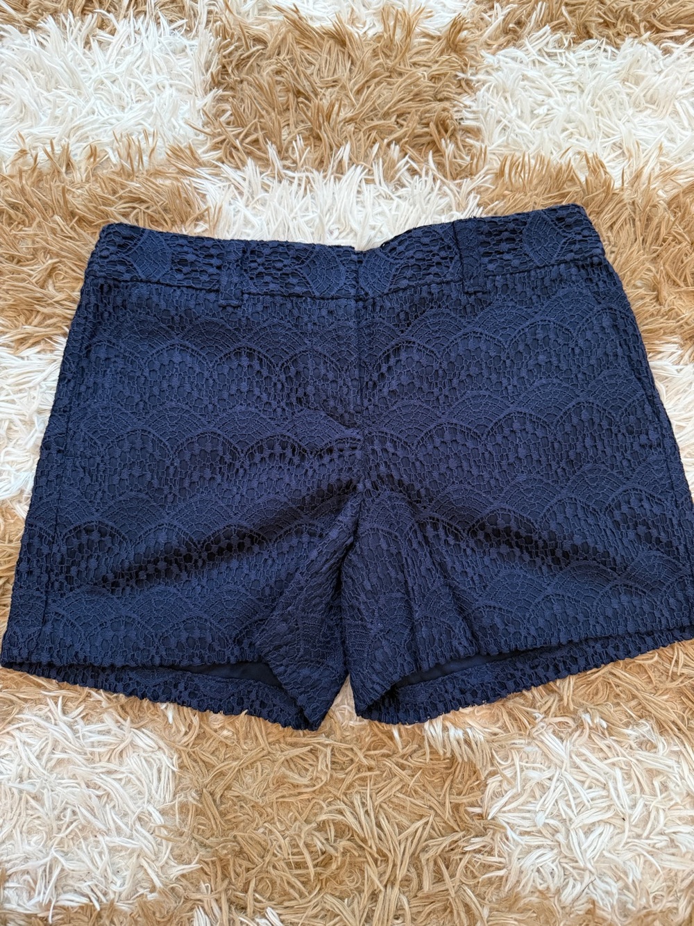 LOFT Navy Lace 4” Shorts Size 2